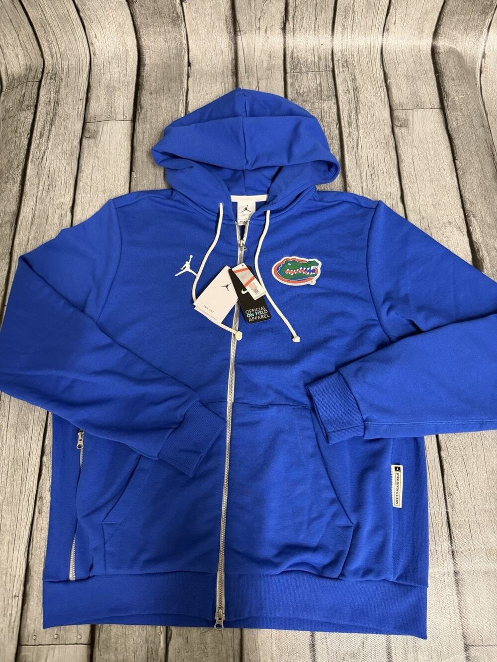 NWT Men’s Nike Jordan Florida Gators 2025 Sideline Dri-Fit Full-Zip Hoodie Large